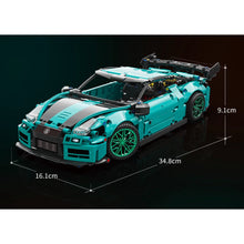 Load image into Gallery viewer, 1190PCS MOC Technic GTR Super Racing Sports Car Model Toy Building Block Brick Gift Kids Compatible Lego 1:14