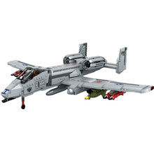 Load image into Gallery viewer, 1050PCS Military WW2 Fairchild Republic A-10 Thunderbolt II Hog Figure Model Toy Building Block Brick Gift Kids Compatible Lego