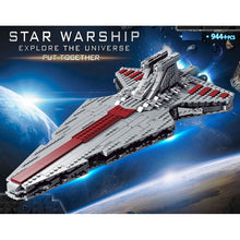 Load image into Gallery viewer, 944PCS Space Star Warship Battleship Venator Class Model Display Building Block Brick Toy Gift Set Kids New