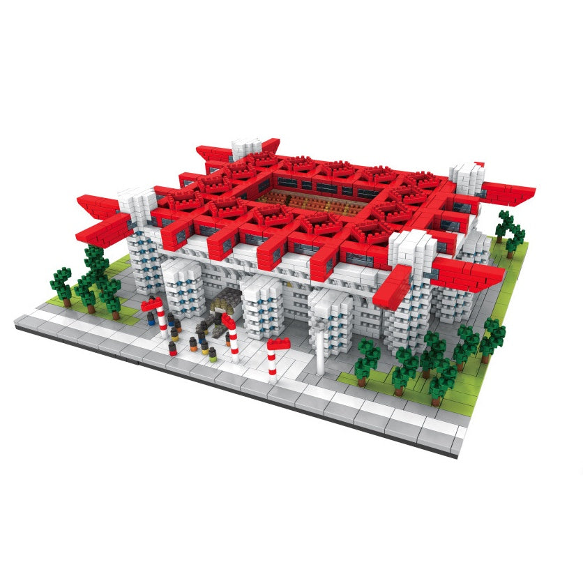 3800PCS Architecture San Siro Stadium Football Soccer AC Milan Italy Model Building Block Brick Toy Display Gift Set Kids New Compatible Lego
