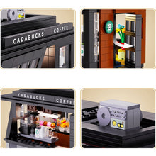 Load image into Gallery viewer, 768PCS MOC City Street Coffee Shop Store House Model Toy Building Block Brick Gift Kids Compatible Lego