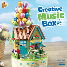 Load image into Gallery viewer, 528PCS Music Box Creative Balloon House Model Toy Building Block Brick Gift Set Kids New