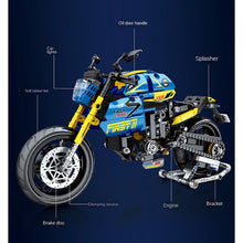 Load image into Gallery viewer, MOC Technic Motorcycle Motor Bike M1000RR HP2 G310R Z900 Model Toy Building Block Brick Gift Kids