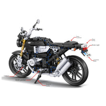 Load image into Gallery viewer, 621PCS MOC Technic Speed Heritage Vintage Motorcycle Motor Bike Model Toy Building Block Brick Gift Kids Compatible Lego 1:6