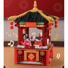 Load image into Gallery viewer, 701PCS MOC Chinese Lunar New Year Dinner Music Box Model Figure Toy Building Block Brick Gift Kids