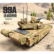 Load image into Gallery viewer, 1309PCS MOC Military Large 99A Main Battle Tank Figures Model Toy Building Block Brick Gift Kids