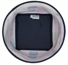 Load image into Gallery viewer, Thirty one Mini Storage bin Round organizer 31 gift in Topsy Turtles