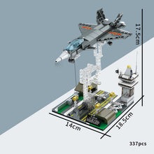 Load image into Gallery viewer, 337PCS MOC Military J-20 Chengdu Fire Fang Stealth Fighter Jet Tension Frame Model Toy Building Block Brick Gift Kids Display