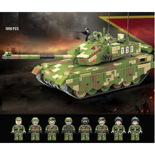 Load image into Gallery viewer, 1916PCS Military 99A Main Battle Tank Model Figures Toys Building Block Brick Gift Set Kids New Compatible Lego