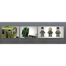 Load image into Gallery viewer, 550PCS Military WW2 HQ-16 Anti Aircraft Missiles Truck Figure Model Toy Building Block Brick Gift Kids