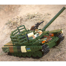 Load image into Gallery viewer, 422PCS Military WW2 T-72 Main Battle Tank Model Toy Building Block Brick Gift Kids