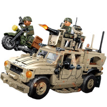 Load image into Gallery viewer, 418PCS Military WW2 M-ATV MRAP Armored Car Vehicle Figure Model Toy Building Block Brick Gift Kids Compatible Lego