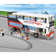Load image into Gallery viewer, 741PCS MOC City Tour Double Decker Bus Figure Model Toy Building Block Brick Gift Kids