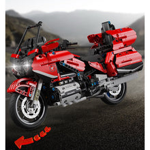 Load image into Gallery viewer, 1359PCS MOC Technic Speed Gold Wing Motorcycle Motor Bike Model Toy Building Block Brick Gift Kids Compatible Lego