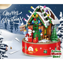 Load image into Gallery viewer, 502PCS Christmas Music Box Santa House Model Building Block Brick Toy Gift Set Kids