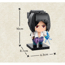 Load image into Gallery viewer, Uchiha Sasuke Naruto Cartoon Comic Mini Figure Minifigure Model Construction Action Toy Display Building Block Brick Educational Gift Set Kids