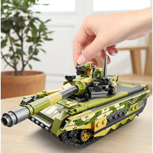 Load image into Gallery viewer, 429PCS Military WW2 T-90M Main Battle Tank Figure Model Toy Building Block Brick Gift Kids