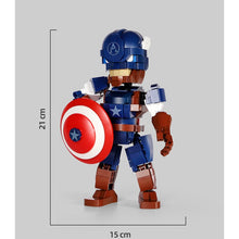 Load image into Gallery viewer, MOC Captain Iron Bat Warrior Man Figure Model Toy Building Block Brick Gift Kids Display