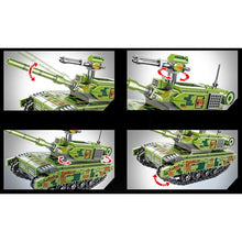 Load image into Gallery viewer, 412PCS Military WW2 ZTQ-15 Light Tank Figure Model Toy Building Block Brick Gift Kids