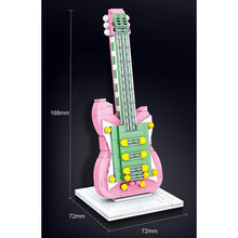 Load image into Gallery viewer, MOC Mini Musical Instrument Guitar Piano Violins Keyboard Lute Model Toy Building Block Brick Gift Kids
