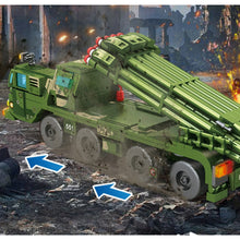 Load image into Gallery viewer, 692PCS Military WW2 Bazooka BM-30 Long Range Rocket Truck Figure Model Toy Building Block Brick Gift Kids Compatible Lego