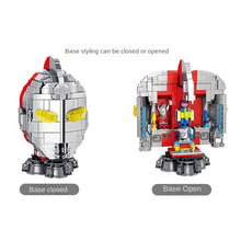 Load image into Gallery viewer, 736PCS MOC Ultraman Head Base Figures Model Toy Building Block Brick Gift Kids