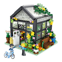 Load image into Gallery viewer, 579PCS MOC City Street Flower Shop Figure Model Toy Building Block Brick Gift Kids Compatible Lego