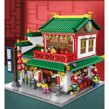 Load image into Gallery viewer, MOC City Street Chinese China Town Traditional Store Tavern Hockshop Model Figures Toy Building Block Brick Gift Kids Compatible Lego