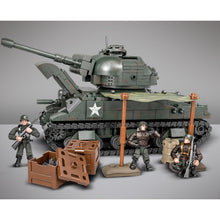 Load image into Gallery viewer, 750PCS Military Sherman Tank Model Figures Building Block Brick Toy Gift Set Kids New