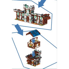 Load image into Gallery viewer, 1724PCS MOC City Street Town Medieval Market Coach Model Building Block Brick Gift Set Kids New Compatible Lego