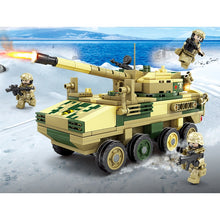 Load image into Gallery viewer, 372PCS MOC Military WW2 STI 8x8 LAV Assault Vehicle Tank Figure Model Toy Building Block Brick Gift Kids