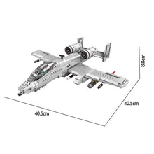 Load image into Gallery viewer, 961PCS Military WW2 A-10 Thunderbolt Hog Air Fighter Figure Model Toy Building Block Brick Gift Kids