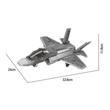 Load image into Gallery viewer, 646PCS Military WW2 F-35 Lightning Air Fighter Figure Model Toy Building Block Brick Gift Kids
