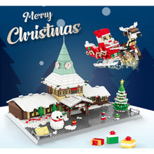 Load image into Gallery viewer, 2180PCS MOC Christmas Santa Claus Office House Tree Deer Snowman Rovaniemi Building Block Brick Model Toy Gift Set Kids New