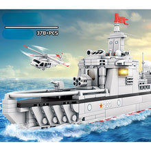 Load image into Gallery viewer, 378PCS Military WW2 Nanchang 163 Destroyer Figure Model Toy Building Block Brick Gift Kids