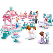 Load image into Gallery viewer, 353PCS MOC Girls Wedding Ceremony Scene Figure Model Toy Building Block Brick Gift Kids