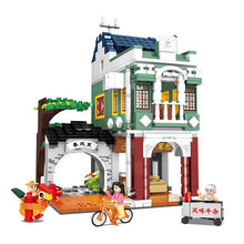 Load image into Gallery viewer, MOC City Street Town China Traditional Store Shop House Model Toy Figure Building Block Brick Gift Kids Compatible Lego
