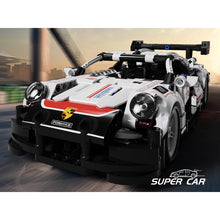 Load image into Gallery viewer, 448PCS MOC Technic 911 Classic Racing Super Car Pull Back Model Toy Building Block Brick Gift Kids Compatible Lego
