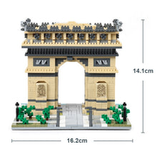 Load image into Gallery viewer, 2020PCS Architecture Triumphal Arch Paris France Model Building Block Brick Toy Display Gift Set Kids New Compatible Lego