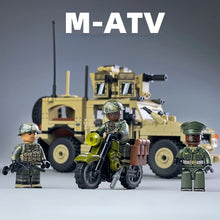Load image into Gallery viewer, 418PCS Military WW2 M-ATV MRAP Armored Car Vehicle Figure Model Toy Building Block Brick Gift Kids Compatible Lego