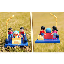 Load image into Gallery viewer, Doraemon Time Machine Cartoon Comics Cute Mini Figures Model Building Block Brick Toy Gift Set Kids New