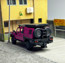 Load image into Gallery viewer, Autobots 1:64 Purple Land Cruiser J70 LC79 Pickup Crew Cab Model Diecast Car