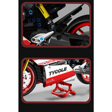 Load image into Gallery viewer, 729PCS MOC Technic Ducati V4 Motorcycle Motor Bike Model Toy Building Block Brick Gift Kids