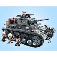Load image into Gallery viewer, 1058PCS Military WW2 Panzerkampfwagen III Ausf Tank Figure Model Toy Building Block Brick Gift Kids Compatible Lego