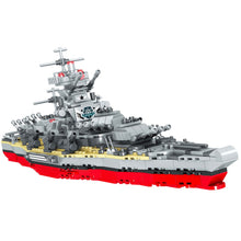 Load image into Gallery viewer, 918PCS MOC Military WW2 Aegis Cruiser Battle Ship Model Toy Building Block Brick Gift Kids