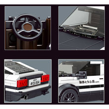 Load image into Gallery viewer, 399PCS MOC Speed Comic Cartoon Initial D JDM AE86 Sports Racing Car Model Toy Building Block Brick Gift Kids Compatible Lego With Display Box