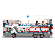 Load image into Gallery viewer, 741PCS MOC City Tour Double Decker Bus Figure Model Toy Building Block Brick Gift Kids