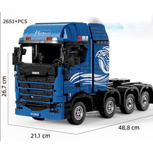 Load image into Gallery viewer, 2651PCS MOC Technic Large Container Truck Trailer Model Toy Building Block Brick Gift Kids Compatible Lego 1:17