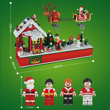Load image into Gallery viewer, 940PCS Christmas Party Santa Deer Snow House Figures Toy Model Building Block Brick Gift Set Kids New