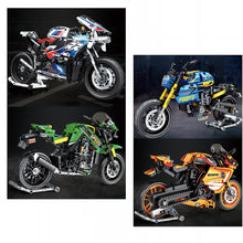 Load image into Gallery viewer, MOC Technic Motorcycle Motor Bike M1000RR HP2 G310R Z900 Model Toy Building Block Brick Gift Kids